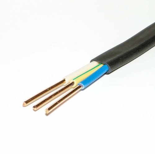 Провод ВЭКЗ ВВГ-Пнг(A)-LS 3*1,5 ГОСТ черный, 1 метр
