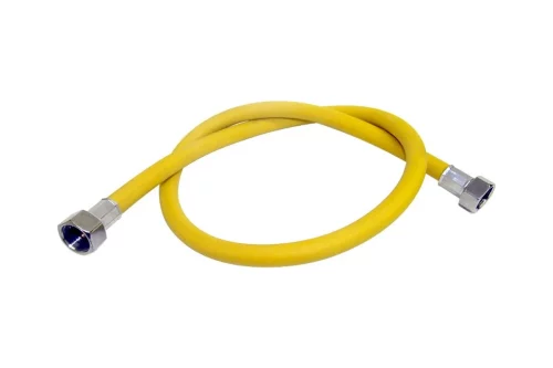 Подводка ПВХ для газа ELKA 1/2" × 1,2 м, гайка-гайка