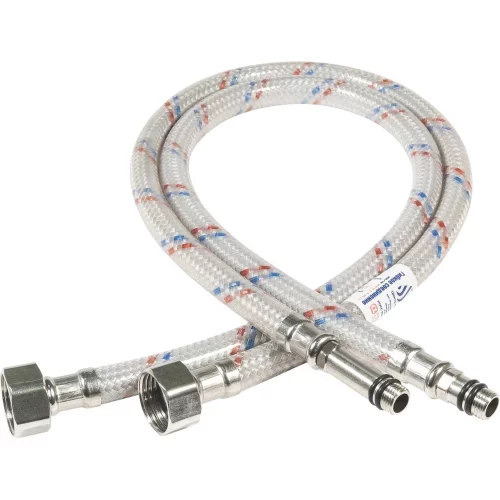 Подводка для смесителей в силиконовой оплётке 1/2" × 1.0 м В/Н VALFEX (пара)