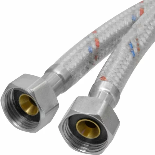 Подводка для воды в нержавеющей оплётке 1/2" × 0.3 м В/В VALFEX